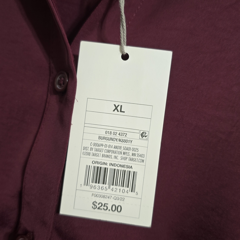 A New Day NWT Button Down Shirt Womens XL - Picture 5 of 8